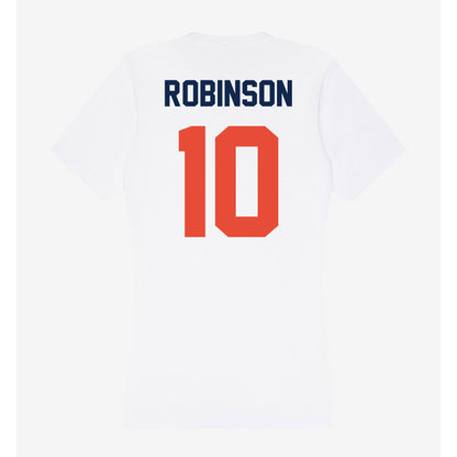 Illinois - NCAA Football : Ty Robinson - Women's V-Neck T-Shirt-1