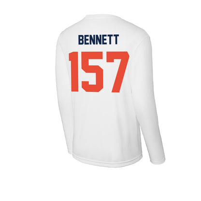 Illinois - NCAA Wrestling : Ryan Bennett - Activewear Long Sleeve T-Shirt-1