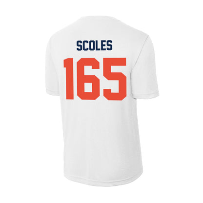 Illinois - NCAA Wrestling : Braeden Scoles - Activewear T-Shirt-1