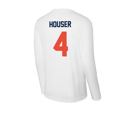 Illinois - NCAA Football : Katin Houser - Activewear Long Sleeve T-Shirt-1