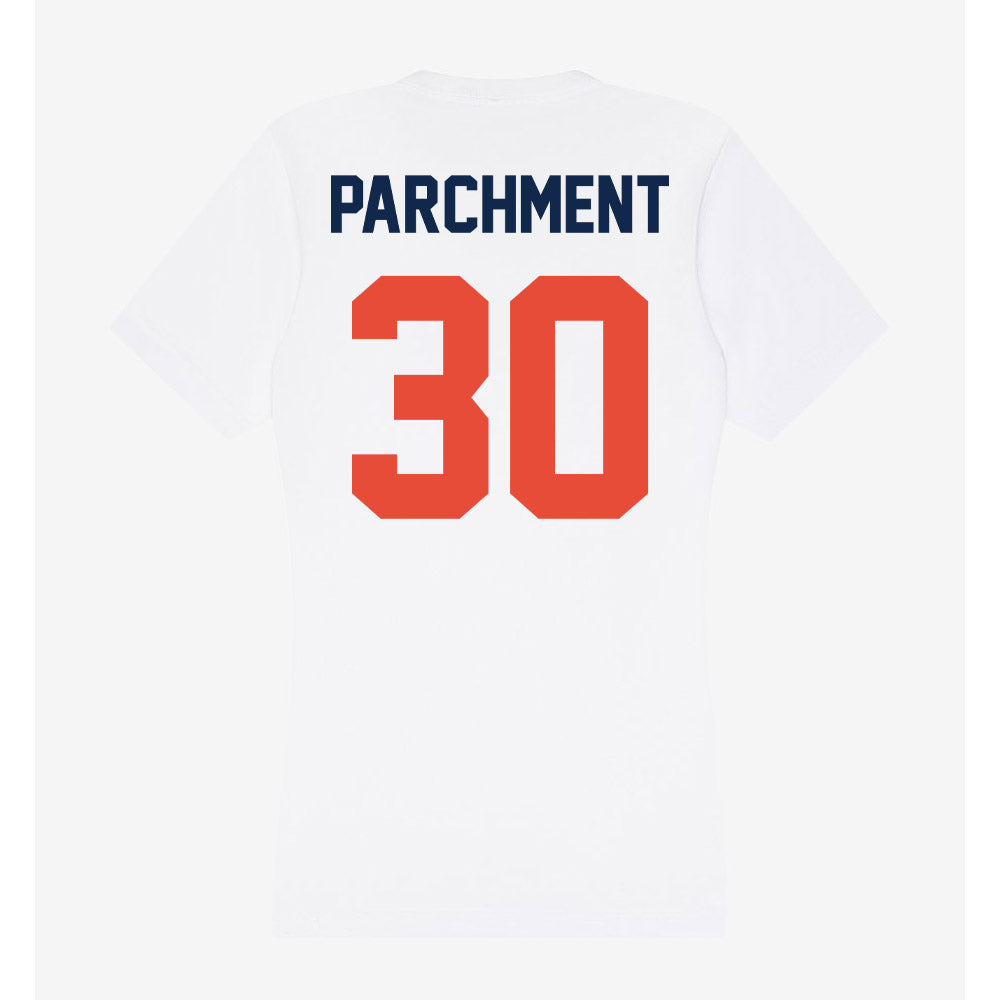 Illinois - NCAA Women's Basketball : Cearah Parchment - Women's V-Neck T-Shirt-1