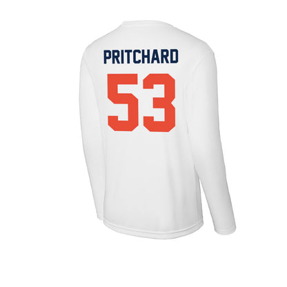Illinois - NCAA Football : Kai Pritchard - Activewear Long Sleeve T-Shirt-1