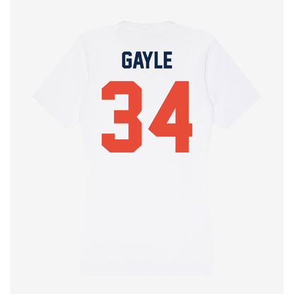 Illinois - NCAA Football : Erik Gayle - Women's V-Neck T-Shirt-1