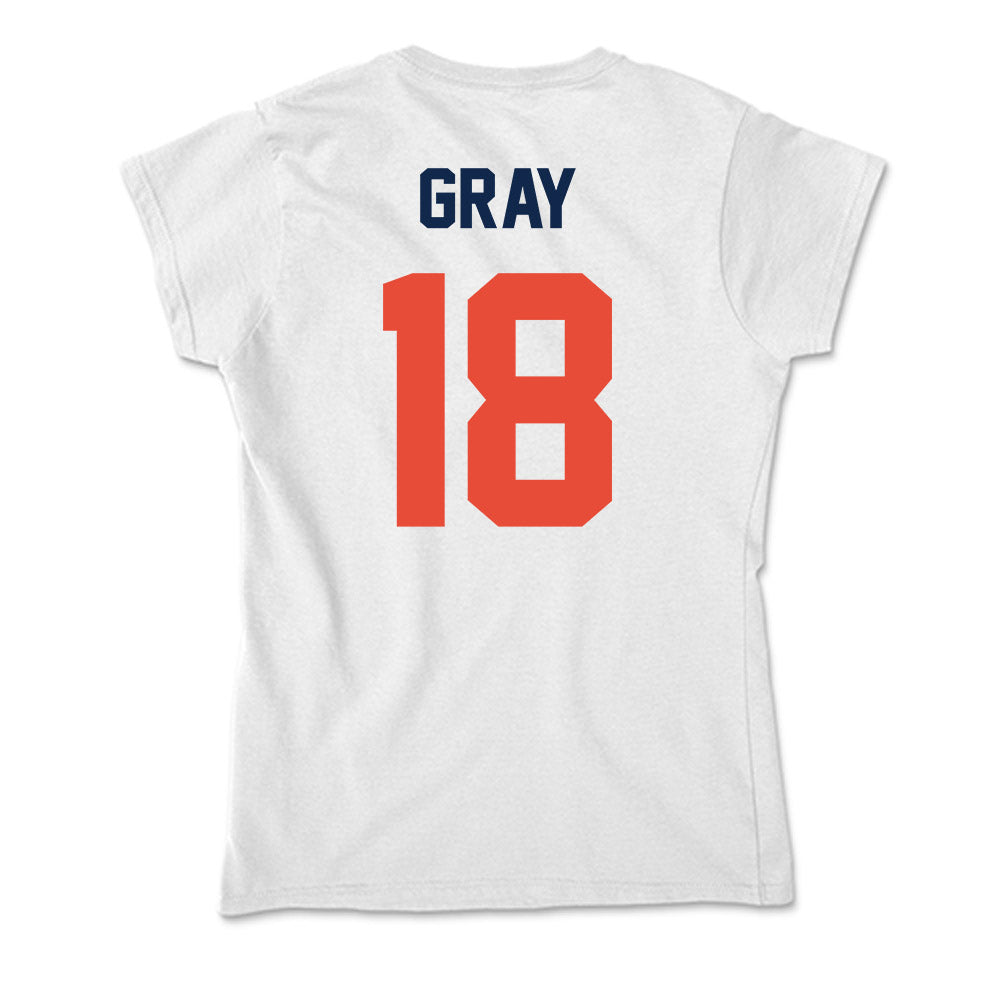 Illinois - NCAA Football : Jack Gray - Soft Style Women’s T-Shirt-1