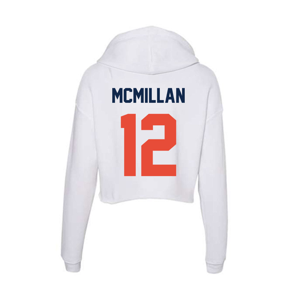 Illinois - NCAA Women's Soccer : Sophia Mcmillan - Women's Crop Fleece Hooded Sweatshirt-1