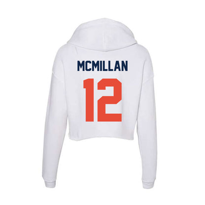 Illinois - NCAA Women's Soccer : Sophia Mcmillan - Women's Crop Fleece Hooded Sweatshirt-1