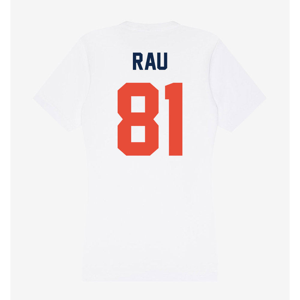 Illinois - NCAA Football : Lars Rau - Women's V-Neck T-Shirt-1