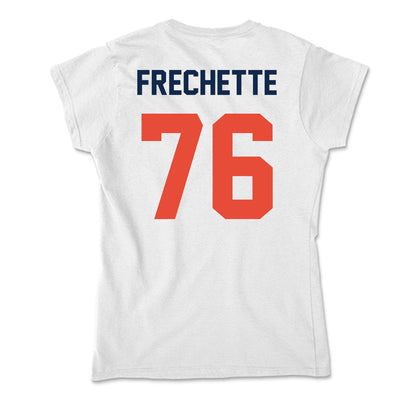 Illinois - NCAA Football : Dylan Frechette - Soft Style Women’s T-Shirt-1