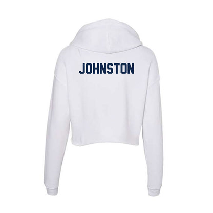 Illinois - NCAA Men's Track & Field : Cody Johnston - Women's Crop Fleece Hoodie-1
