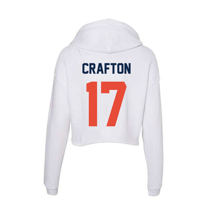 Illinois - NCAA Baseball : Cole Crafton - Women's Crop Fleece Hoodie-1
