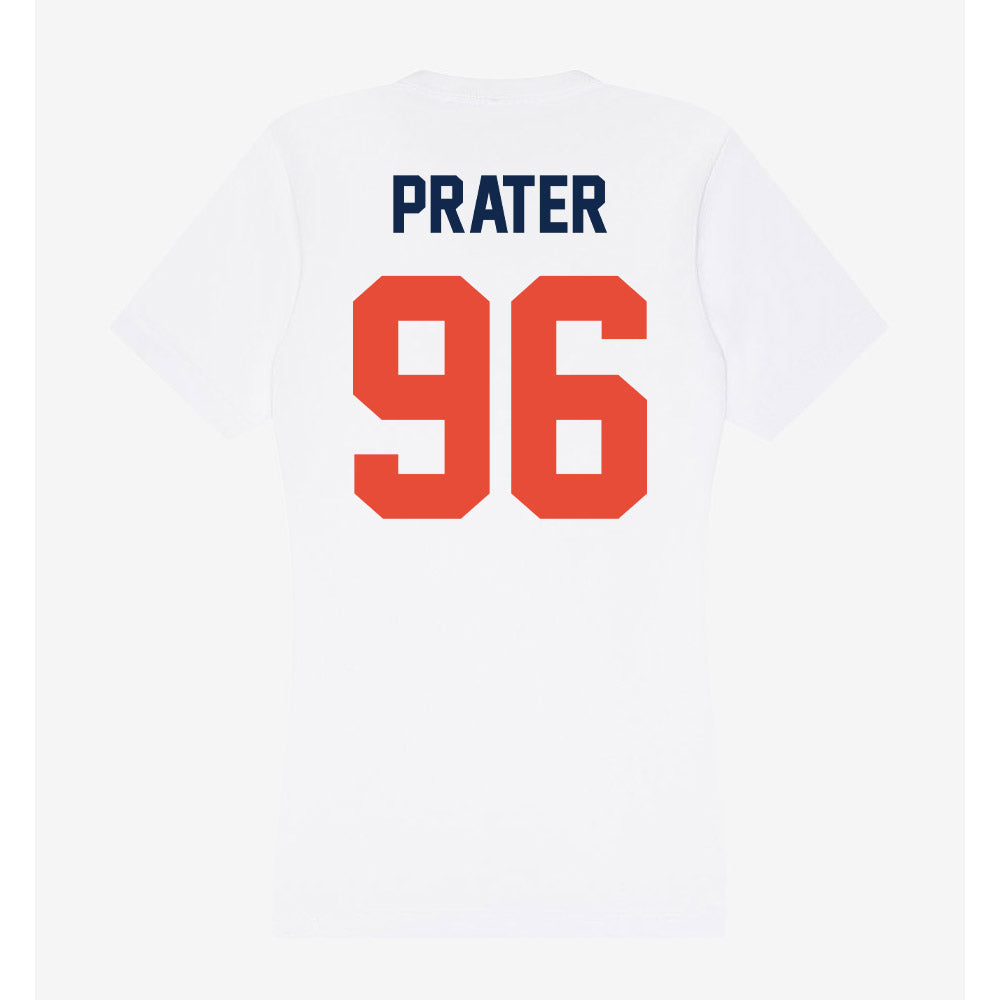 Illinois - NCAA Football : Darrell Prater - Women's V-Neck T-Shirt-1