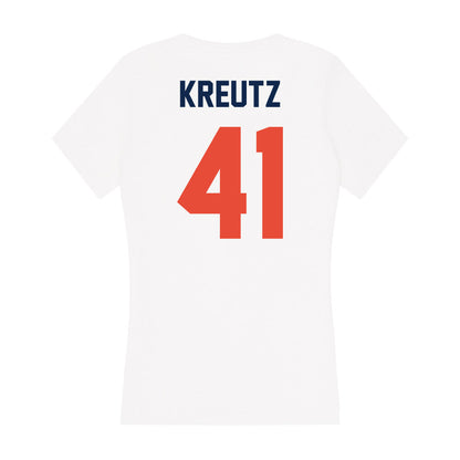 Illinois - NCAA Football : James Kreutz - Women's V-Neck T-Shirt-1