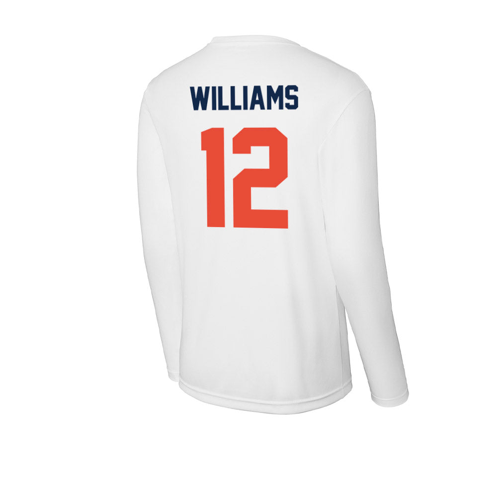 Illinois - NCAA Football : Isaiah Williams - Activewear Long Sleeve T-Shirt-1