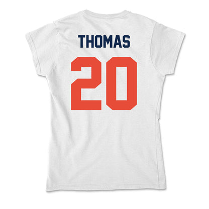 Illinois - NCAA Football : Almirian Thomas - Soft Style Women’s T-Shirt-1