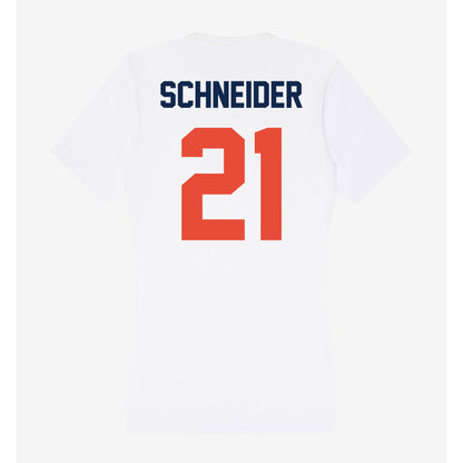 Illinois - NCAA Women's Soccer : Myra Schneider - Women's V-Neck T-Shirt-1