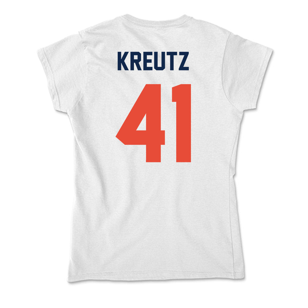 Illinois - NCAA Football : James Kreutz - Soft Style Women’s T-Shirt-1
