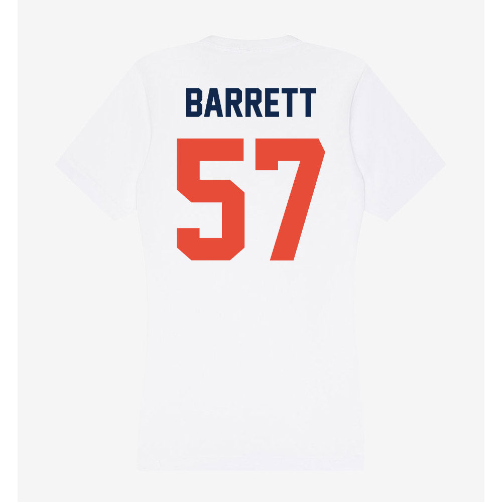 Illinois - NCAA Football : Zach Barrett - Women's V-Neck T-Shirt-1
