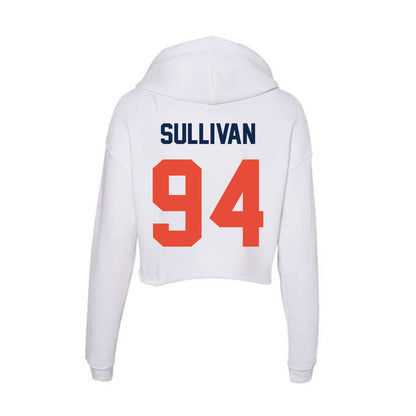 Illinois - NCAA Football : Connor Sullivan - Women's Crop Fleece Hoodie-1