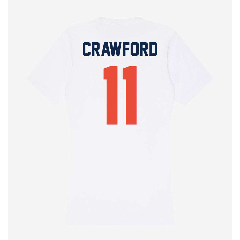Illinois - NCAA Softball : Christina Crawford - Women's V-Neck T-Shirt-1