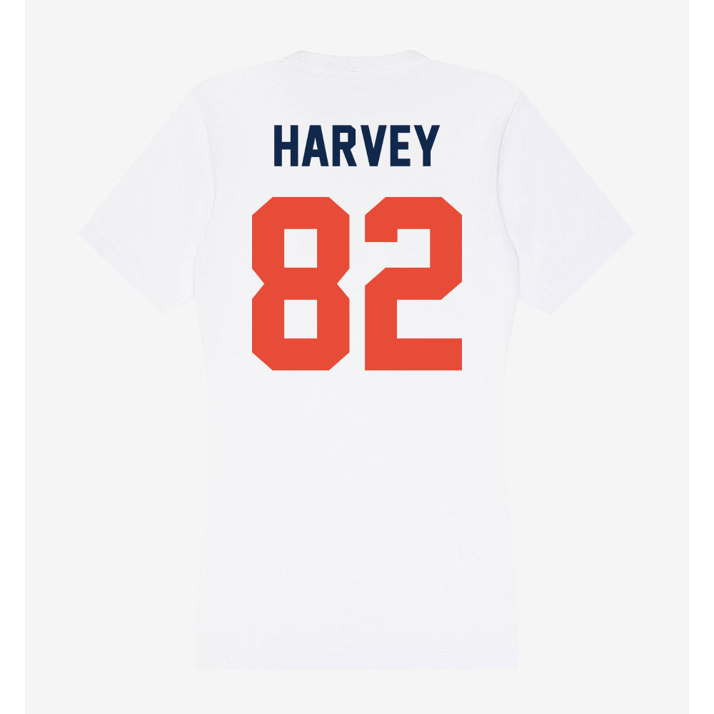 Illinois - NCAA Football : Jacob Harvey - Women's V-Neck T-Shirt-1