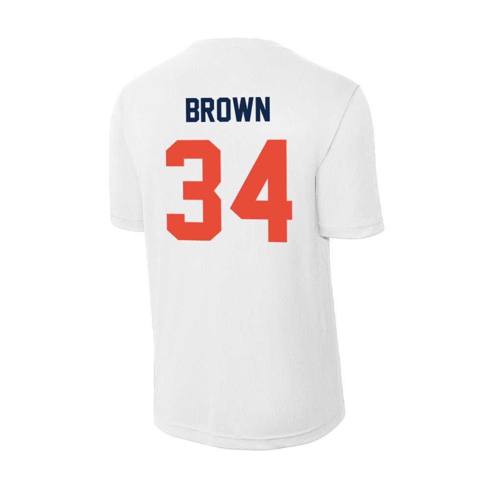 Illinois - NCAA Men's Basketball : Ethan Brown - Activewear T-Shirt-1