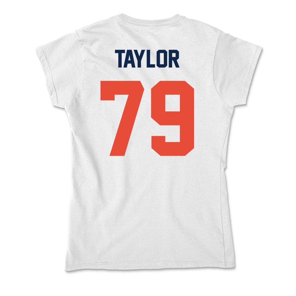 Illinois - NCAA Football : TJ Taylor - Soft Style Women’s T-Shirt-1