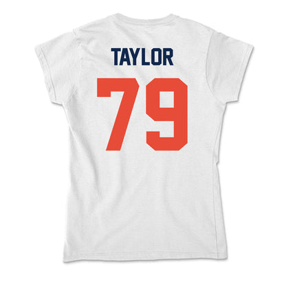 Illinois - NCAA Football : TJ Taylor - Soft Style Women’s T-Shirt-1