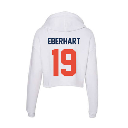 Illinois - NCAA Football : Jacob Eberhart - Women's Crop Fleece Hoodie-1