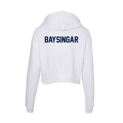 Illinois - NCAA Wrestling : Will Baysingar - Women's Crop Fleece Hoodie-1