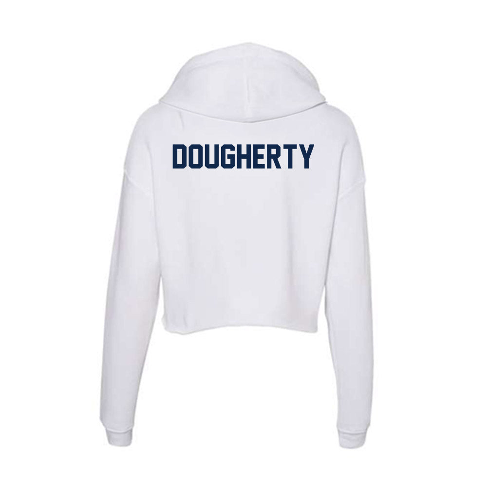 Illinois - NCAA Men's Gymnastics : Gavin Dougherty - Women's Crop Fleece Hoodie-1
