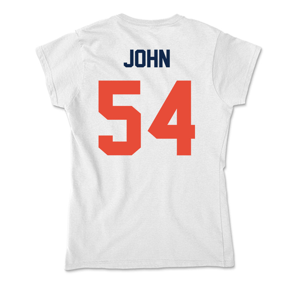 Illinois - NCAA Football : Demetrius John - Soft Style Women’s T-Shirt-1