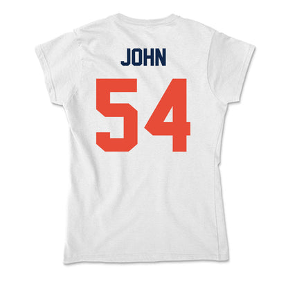 Illinois - NCAA Football : Demetrius John - Soft Style Women’s T-Shirt-1