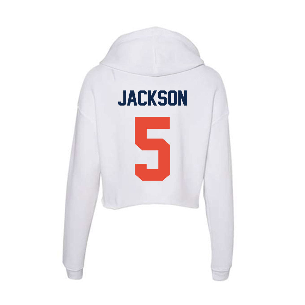 Illinois - NCAA Women's Soccer : Cayla Jackson - Women's Crop Fleece Hoodie-1