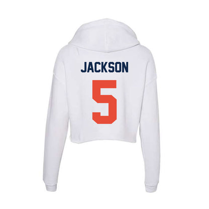 Illinois - NCAA Women's Soccer : Cayla Jackson - Women's Crop Fleece Hoodie-1