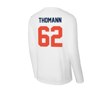 Illinois - NCAA Football : Casey Thomann - Activewear Long Sleeve T-Shirt-1