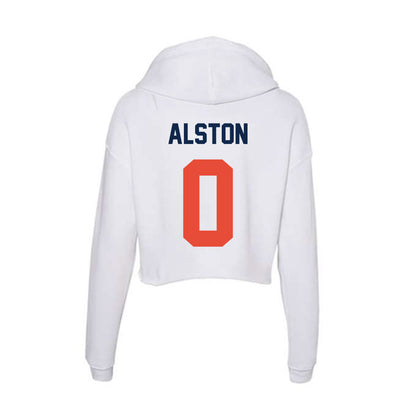 Illinois - NCAA Football : Kenyon Alston - Women's Crop Fleece Hoodie-1