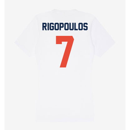 Illinois - NCAA Baseball : Foti Rigopoulos - Women's V-Neck T-Shirt-1