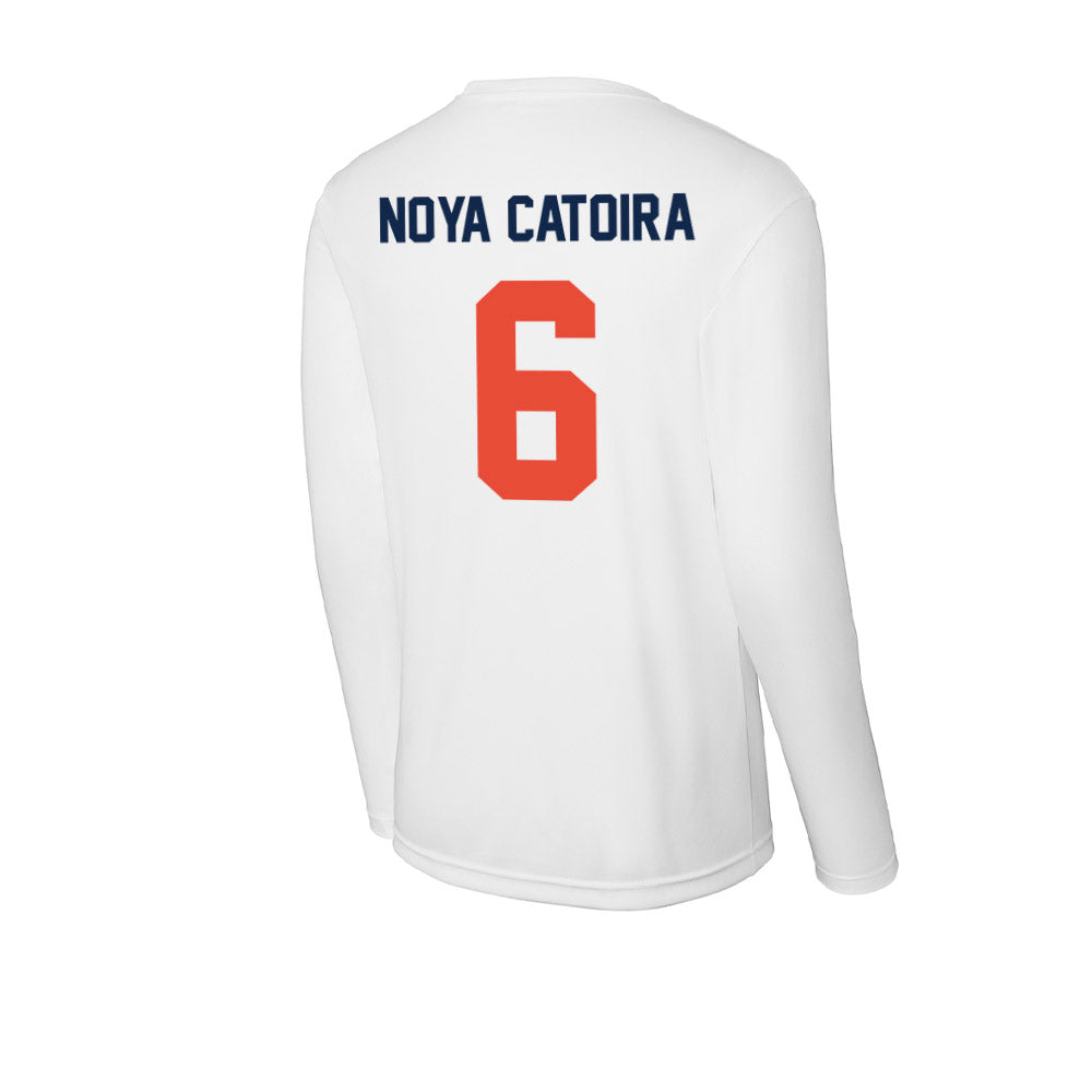 Illinois - NCAA Women's Basketball : Irene Noya Catoira - Activewear Long Sleeve T-Shirt-1