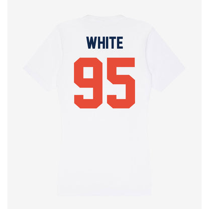 Illinois - NCAA Football : Isaiah White - Women's V-Neck T-Shirt-1