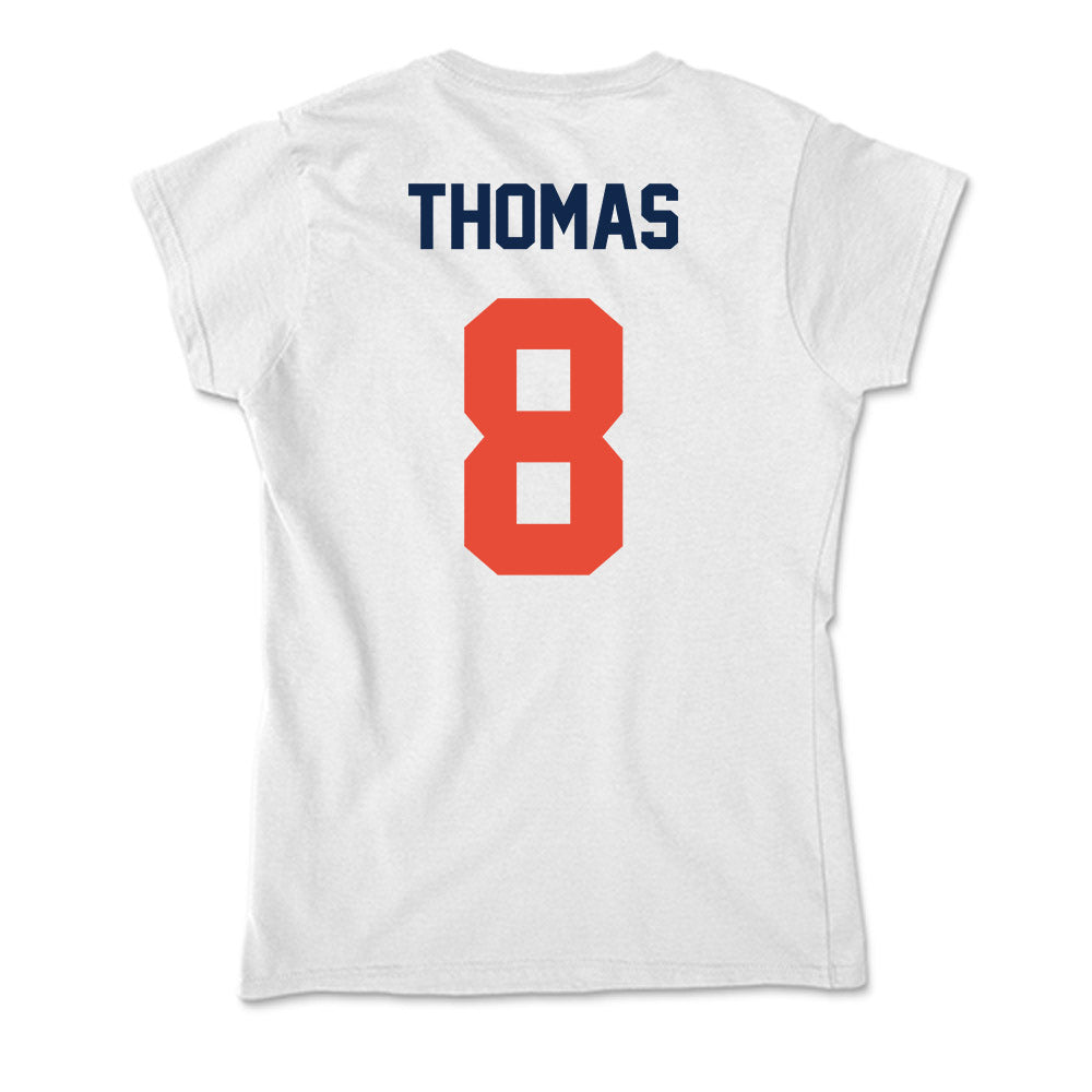 Illinois - NCAA Football : Cameron Thomas - Soft Style Women’s T-Shirt-1