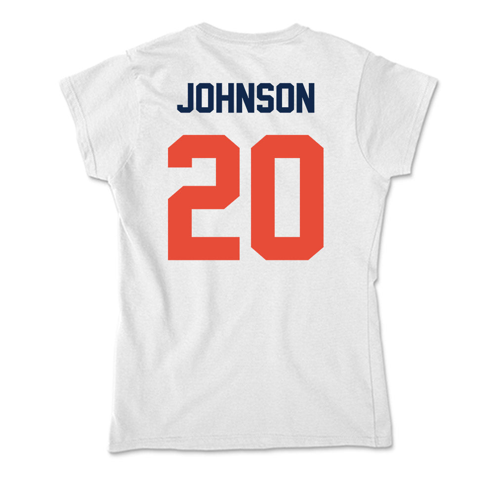 Illinois - NCAA Baseball : Ryan Johnson - Soft Style Women’s T-Shirt-1
