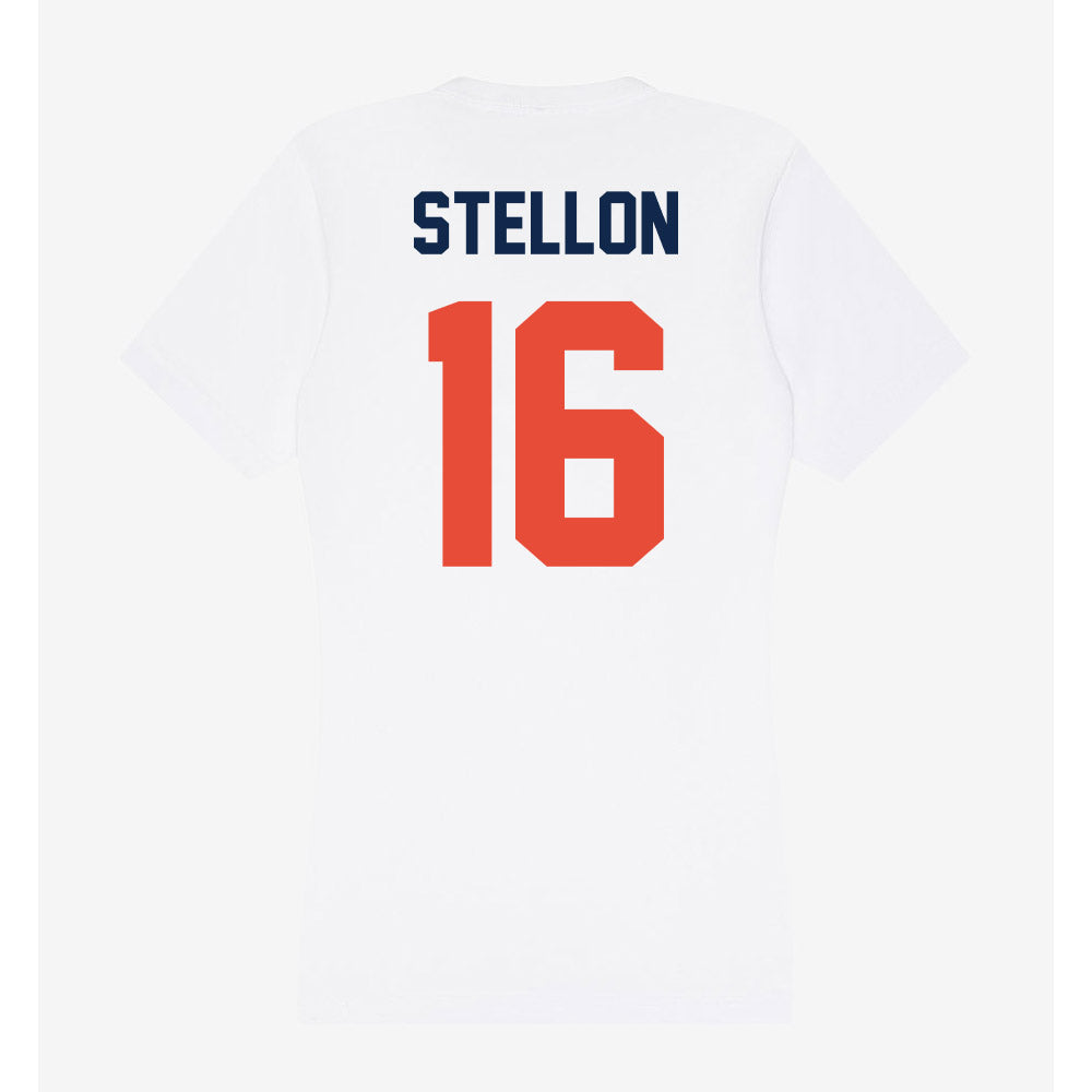 Illinois - NCAA Women's Soccer : Ashley Stellon - Women's V-Neck T-Shirt-1