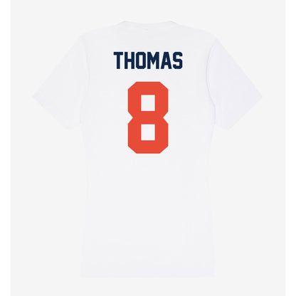 Illinois - NCAA Football : Cameron Thomas - Women's V-Neck T-Shirt-1