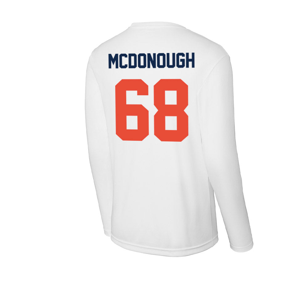 Illinois - NCAA Football : Michael McDonough - Activewear Long Sleeve T-Shirt-1
