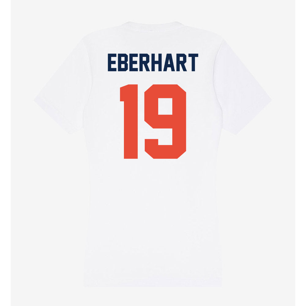 Illinois - NCAA Football : Jacob Eberhart - Women's V-Neck T-Shirt-1