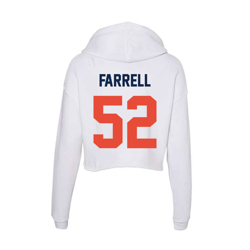 Illinois - NCAA Football : Pat Farrell - Women's Crop Fleece Hoodie-1