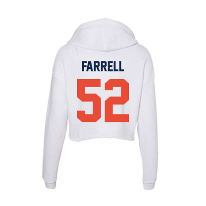 Illinois - NCAA Football : Pat Farrell - Women's Crop Fleece Hoodie-1