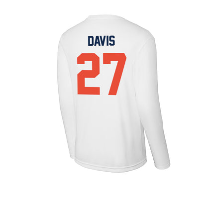 Illinois - NCAA Men's Basketball : Landon Davis - Activewear Long Sleeve T-Shirt-1