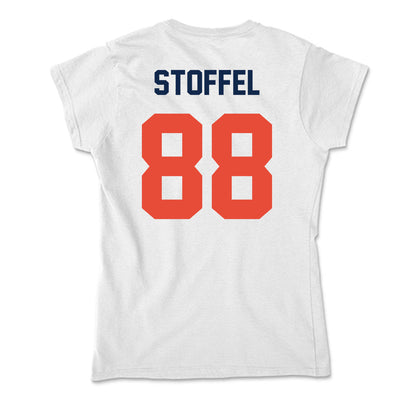 Illinois - NCAA Football : Davin Stoffel - Soft Style Women’s T-Shirt-1