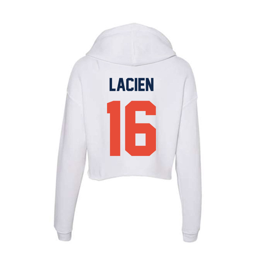 Illinois - NCAA Baseball : Richie LaCien - Women's Crop Fleece Hoodie-1